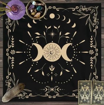 Tarot tablecloth JP125, (70x70 cm), polyester