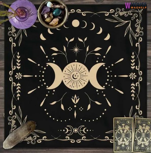 Tarot tablecloth JP125, (70x70 cm), polyester