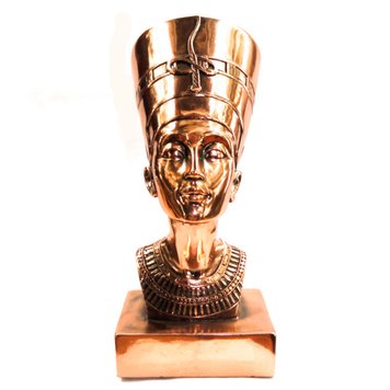 Head of Nefertiti under copper