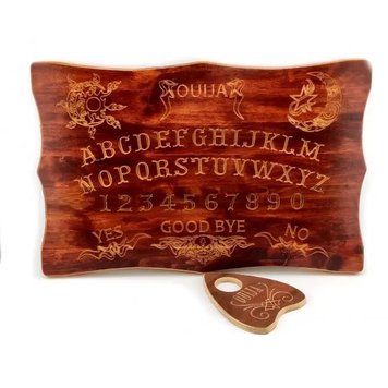 Ouija board (OUIJA), in English, (46×30×1.8 cm), solid alder