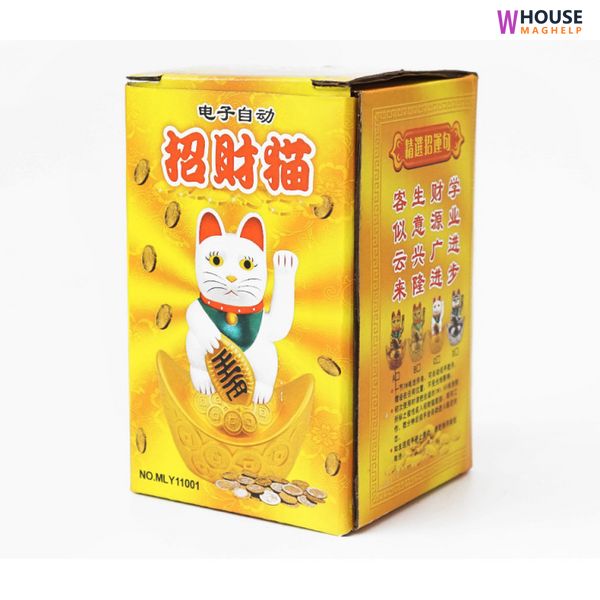 Maneki Neko Battery Gold