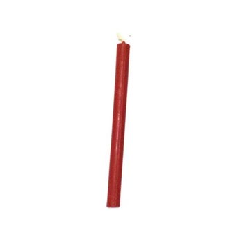 Magical red wax candle