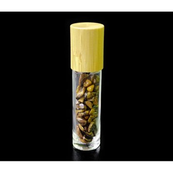 Aromaroller with stones 10ml. Tiger's Eye