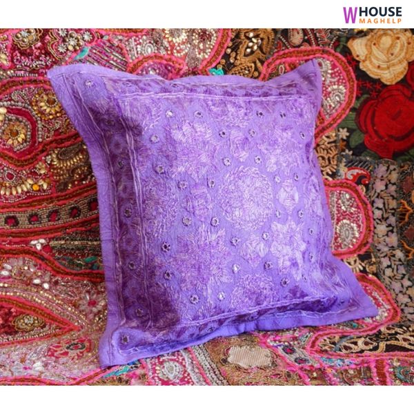 Indian pillowcase Lilac