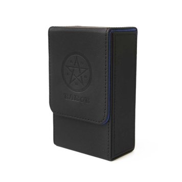 Tarot card box Black with blue