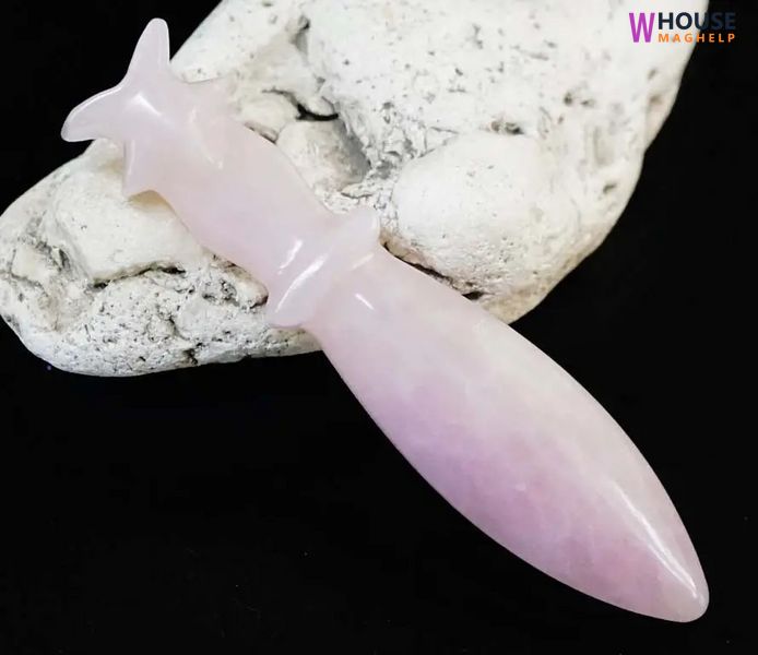 Rose quartz magic knife