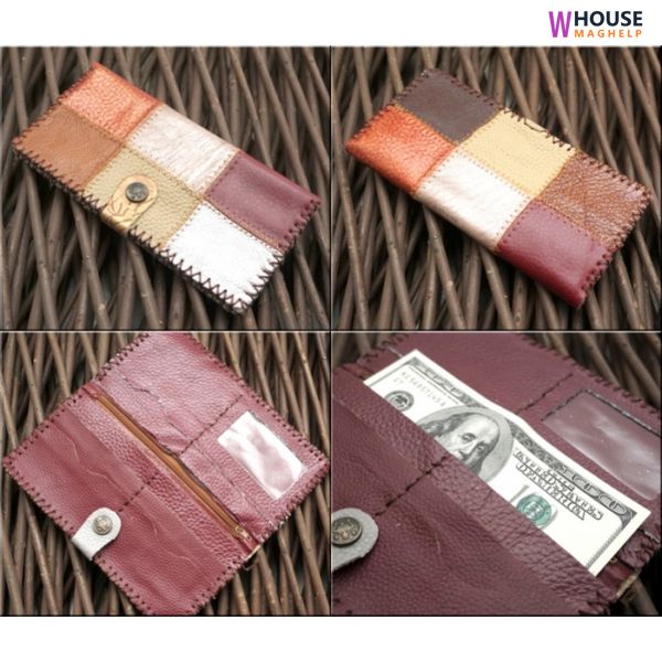 Purse leather Rectangle "Clean No. 1"