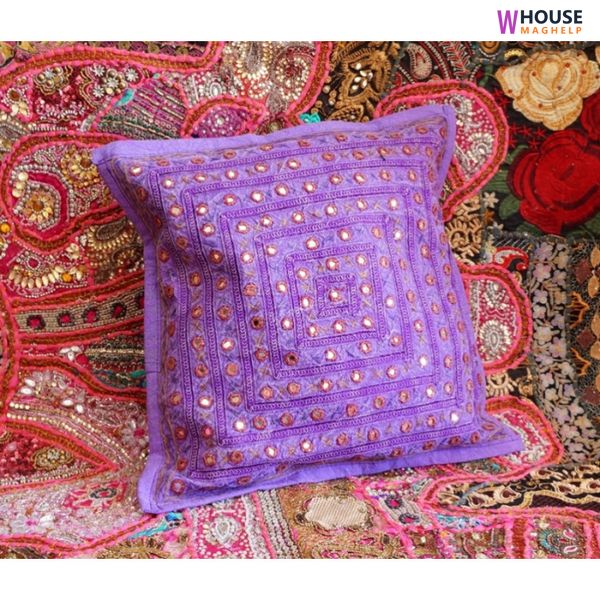 Indian pillowcase Lilac