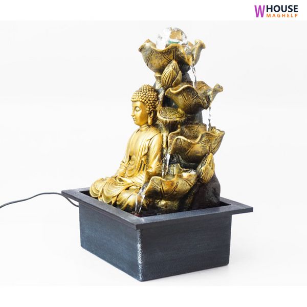 Waterfall desktop made of polyresin Art.17820A