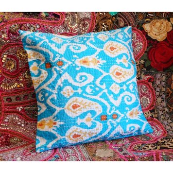 Indian pillowcase Light blue