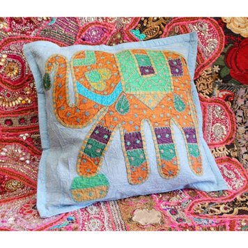 Indian pillowcase Light Blue