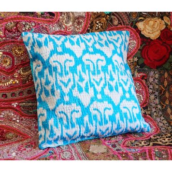 Indian pillowcase Light Blue