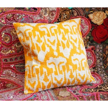 Indian pillowcase Yellow