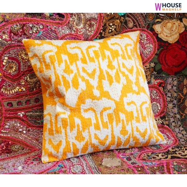 Indian pillowcase Yellow