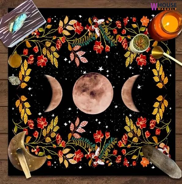 Tarot tablecloth JP124, (70x70 cm), polyester